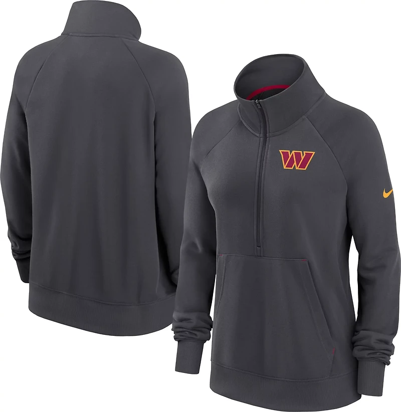 Nike Women's Washington Commanders Dri-FIT 1/2-Zip Top