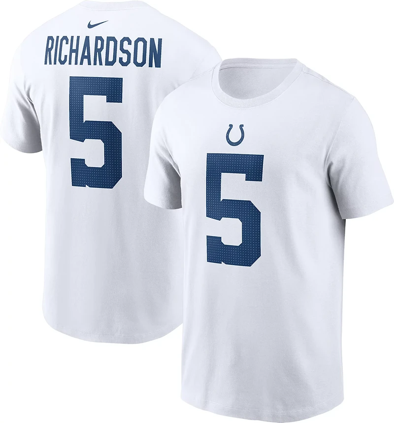 Nike Men's Indianapolis Colts Anthony Richardson 5 N&N T-shirt
