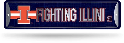 Tag Express University of Illinois Metal Street Sign