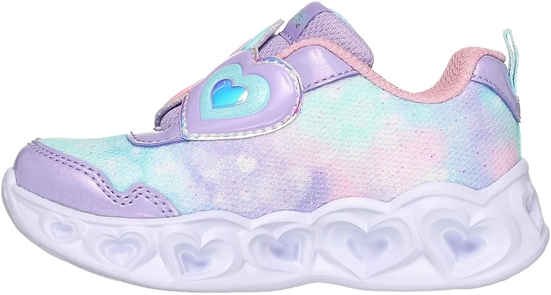 SKECHERS Toddler Girls' Heart Lights Lovin Reflection Shoes