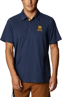 Columbia Sportswear Men's Notre Dame University Tech Trail Polo