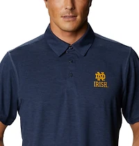 Columbia Sportswear Men's Notre Dame University Tech Trail Polo