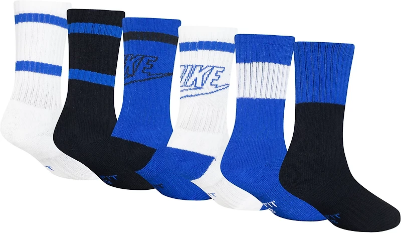 Nike Youth Retro Crew 6 Pack Socks