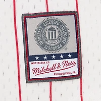 Mitchell & Ness Men's Arkansas Pinstripe Mesh V-neck Jersey