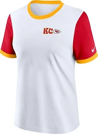 Nike Women's Kansas City Chiefs Rewind Ringer T-shirt