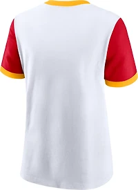 Nike Women's Kansas City Chiefs Rewind Ringer T-shirt