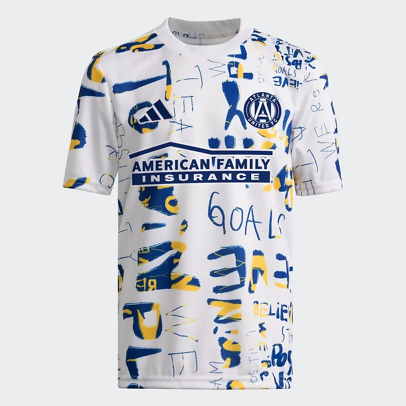 adidas Youth Atlanta United Kick Childhood Cancer Pre-Match Shirt