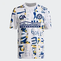 adidas Youth Atlanta United Kick Childhood Cancer Pre-Match Shirt