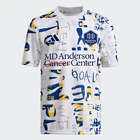 adidas Youth Houston Dynamo Kick Childhood Cancer Pre-Match Shirt