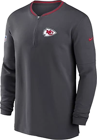 Nike Men's Kansas City Chiefs Sideline Coach 1/4-Zip Long Sleeve Pullover