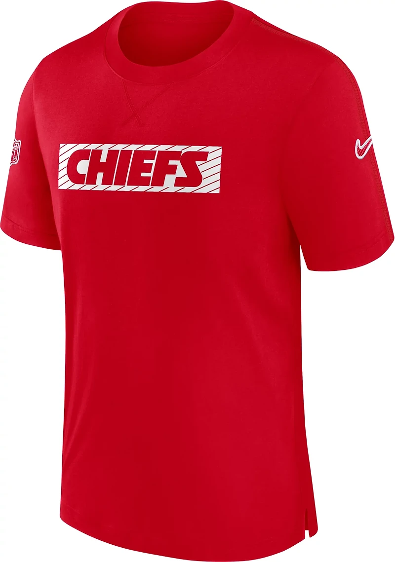 Nike Men's Kansas City Chiefs Sideline Player Dri-FIT Short Sleeve T-shirt