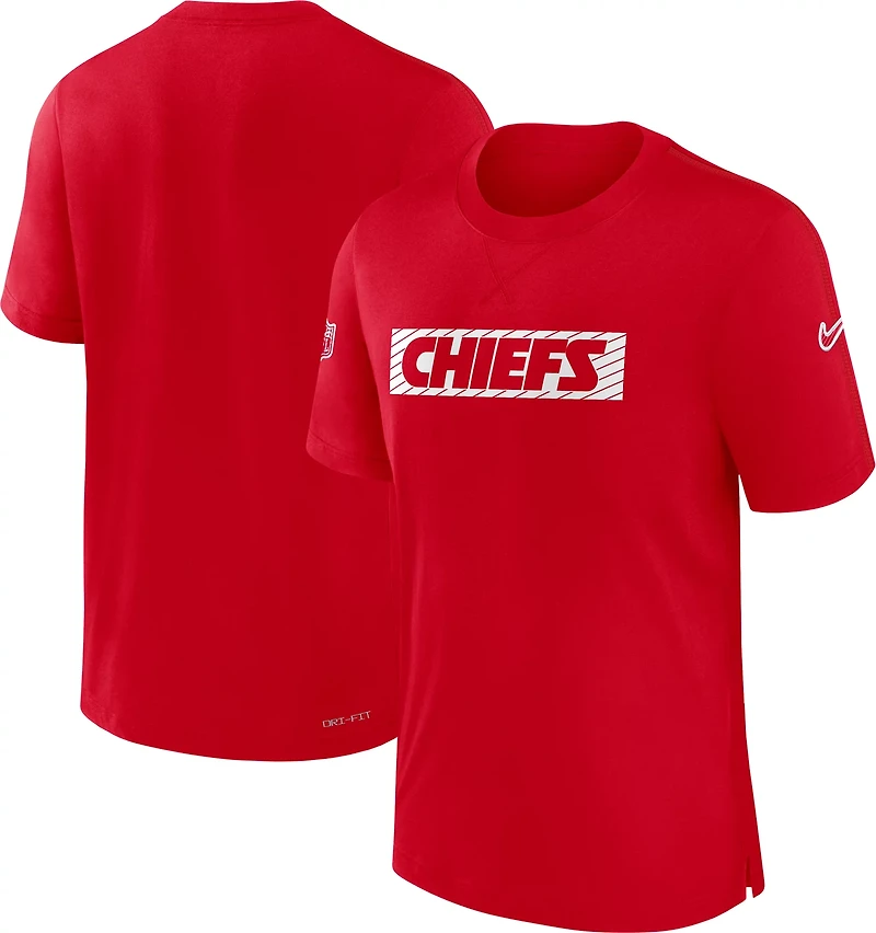 Nike Men's Kansas City Chiefs Sideline Player Dri-FIT Short Sleeve T-shirt
