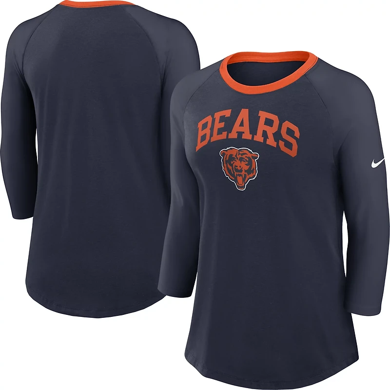 Nike Women's Bears Arched 3/4 Sleeve Top