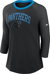 Nike Women's Panthers Arched 3/4 Sleeve Top