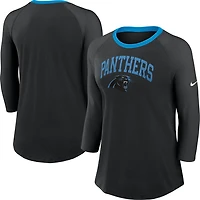 Nike Women's Panthers Arched 3/4 Sleeve Top