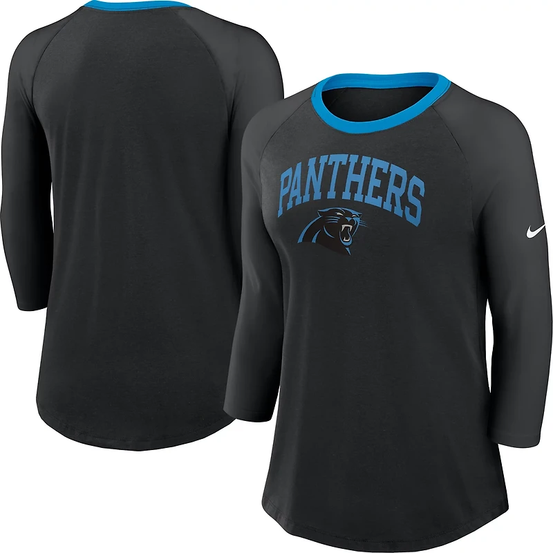 Nike Women's Panthers Arched 3/4 Sleeve Top