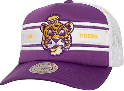 Mitchell & Ness Adults' LSU Tigers Sideline Trucker Cap