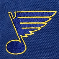 Mitchell & Ness Adults' St. Louis Blues Block Sweep Pro Curve Snapback Cap