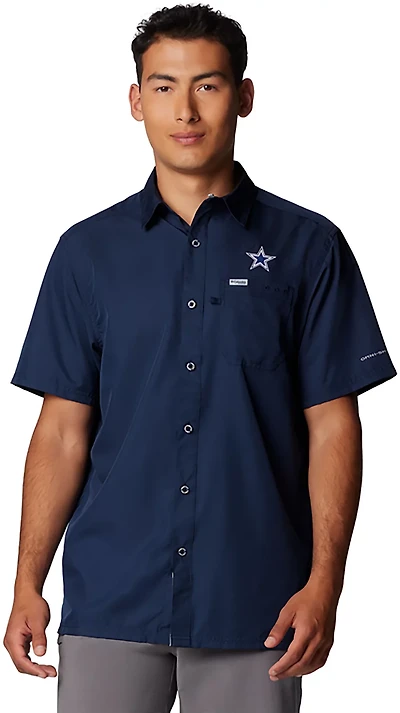 Columbia Sportswear Men's Dallas Cowboys Slack Tide Camp Shirt
