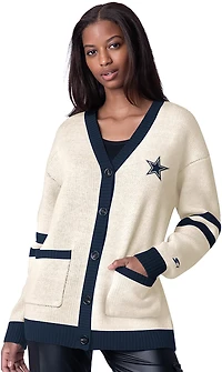 Starter Women's Dallas Cowboys Fast Break Jacquard Cardigan