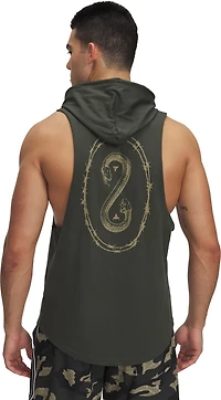 Under Armour Men's Project Rock Snake Sleeveless Hoodie
