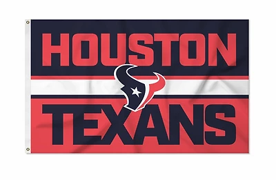 Tag Express Texans New 3 x 5 Stacked Flag