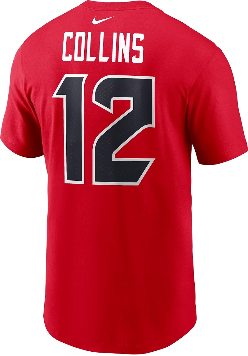 Nike Men's Texans Collins 12 Name & Number T-shirt