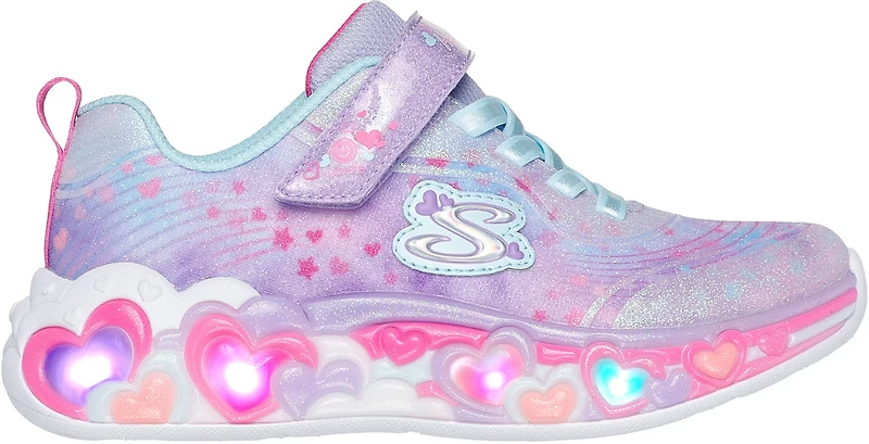 SKECHERS Girls' Eternal Heart Lights Sneakers