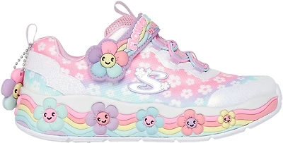 SKECHERS Girls' Sweet Kickz Flower Friends Shoes