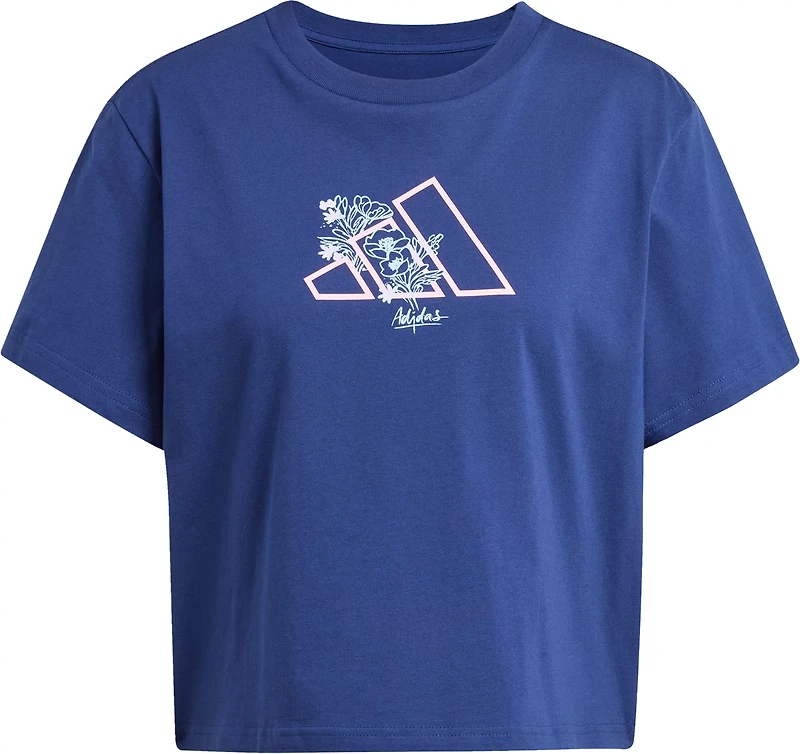 adidas Women's Tech Metallic Graphic T-shirt