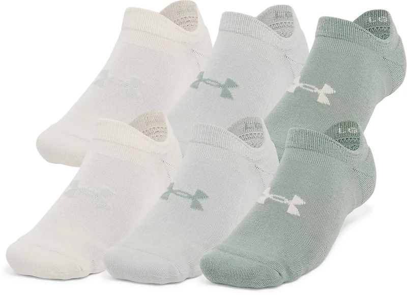 Under Armour Essential Cushion No Show Socks 6-Pack