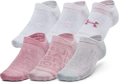 Under Armour Essential No Show Socks 6 Pack