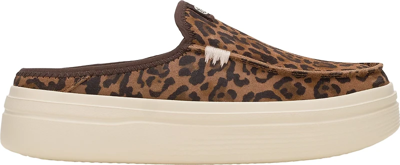 HEYDUDE Women's Wendy Austin Brown Leopard Lift Shoes