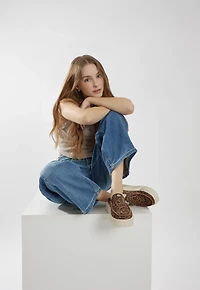 HEYDUDE Women's Wendy Austin Brown Leopard Lift Shoes