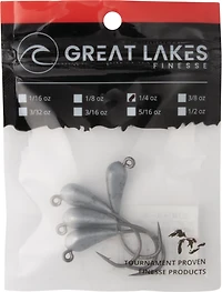 Great Lakes Finesse Mini Tube Head Bait 4-Pack