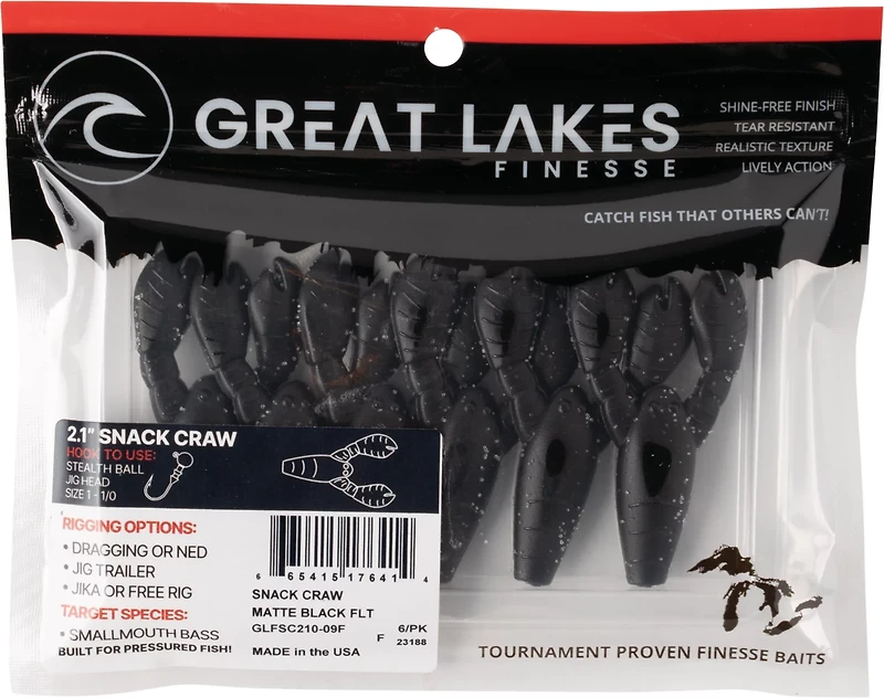 Great Lakes Finesse 2-1/10 Floating Snack Craw