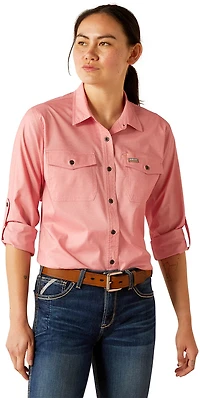 Ariat Women's Rebar Made Tough VentTEK DuraStretch Long Sleeve Work Shirt
