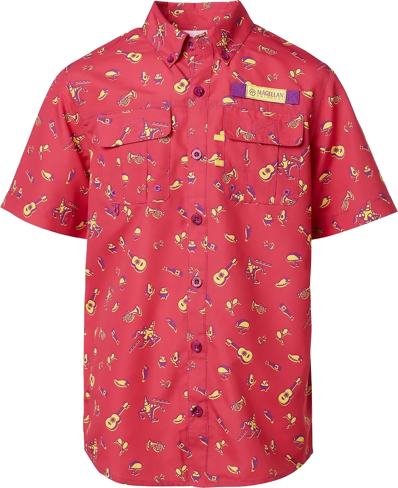 Magellan Outdoors Boys' Laguna Madre Fiesta Fishing Shirt