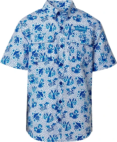 Magellan Outdoors Boys' Laguna Madre Otomi Print Fishing Shirt