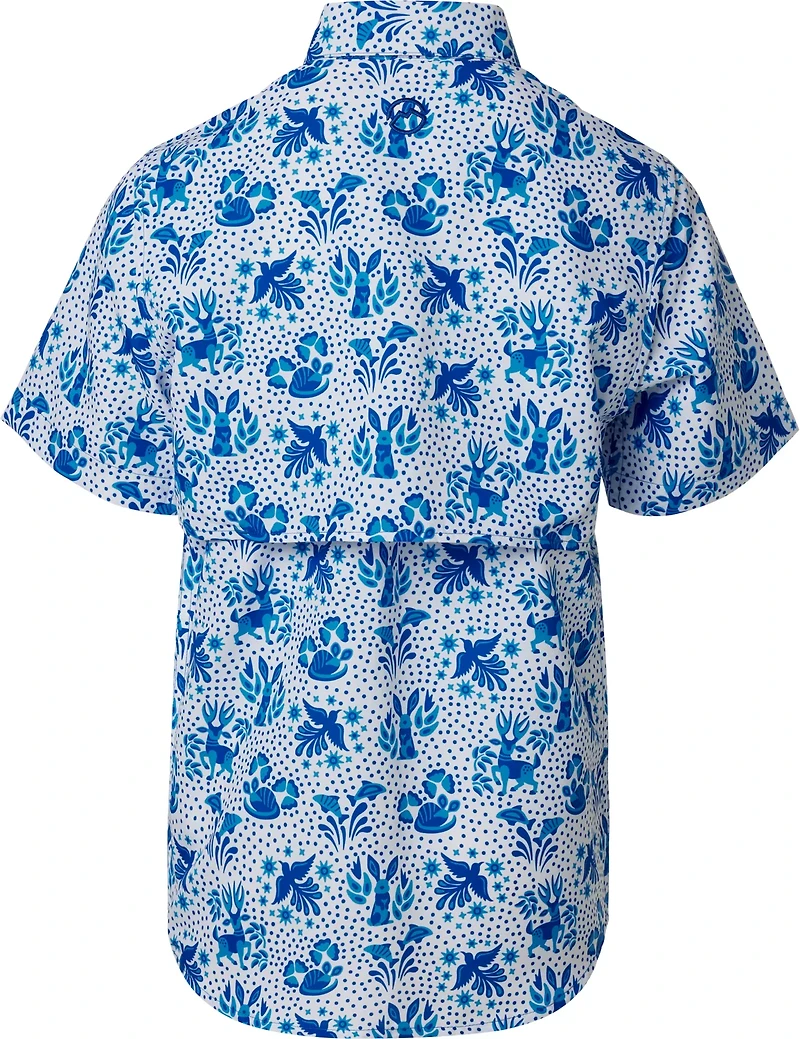 Magellan Outdoors Boys' Laguna Madre Otomi Print Fishing Shirt
