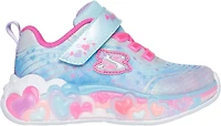 SKECHERS Girls' S-Lights Eternal Heart Lights Shoes