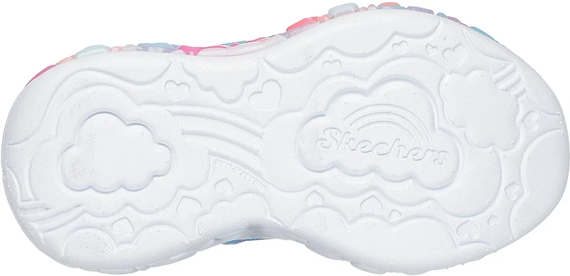 SKECHERS Girls' S-Lights Eternal Heart Lights Shoes