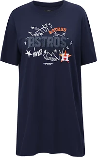 Pro Standard Women's Houston Astros Sketchbook T-shirt Dress