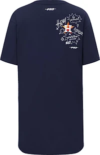 Pro Standard Women's Houston Astros Sketchbook T-shirt Dress