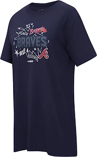 Pro Standard Women's Atlanta Braves Sketchbook T-shirt Dress