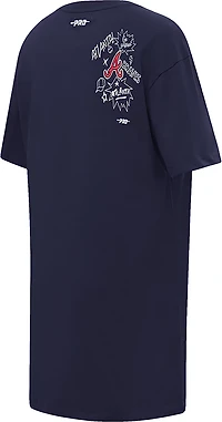 Pro Standard Women's Atlanta Braves Sketchbook T-shirt Dress