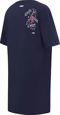 Pro Standard Women's Atlanta Braves Sketchbook T-shirt Dress