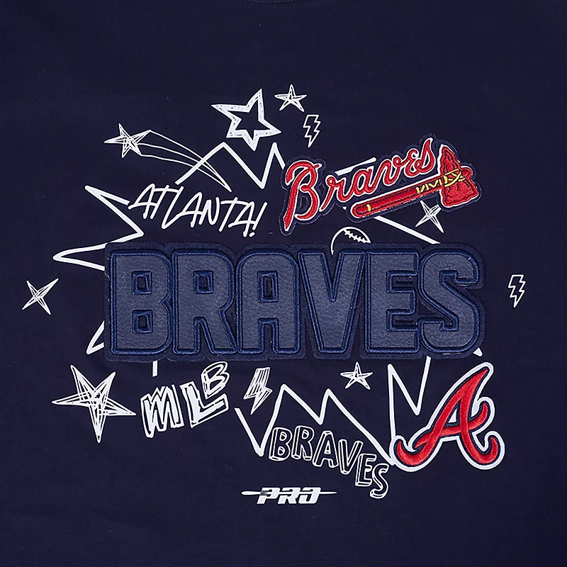 Pro Standard Women's Atlanta Braves Sketchbook T-shirt Dress