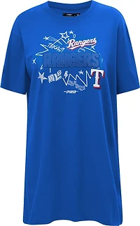 Pro Standard Women's Texas Rangers Sketchbook T-shirt Dress