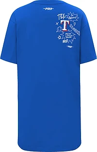 Pro Standard Women's Texas Rangers Sketchbook T-shirt Dress